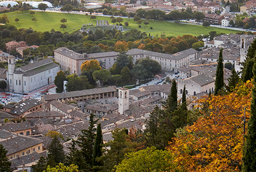 Progetto di inquadramento della piazza Quaranta Martiri di Gubbio